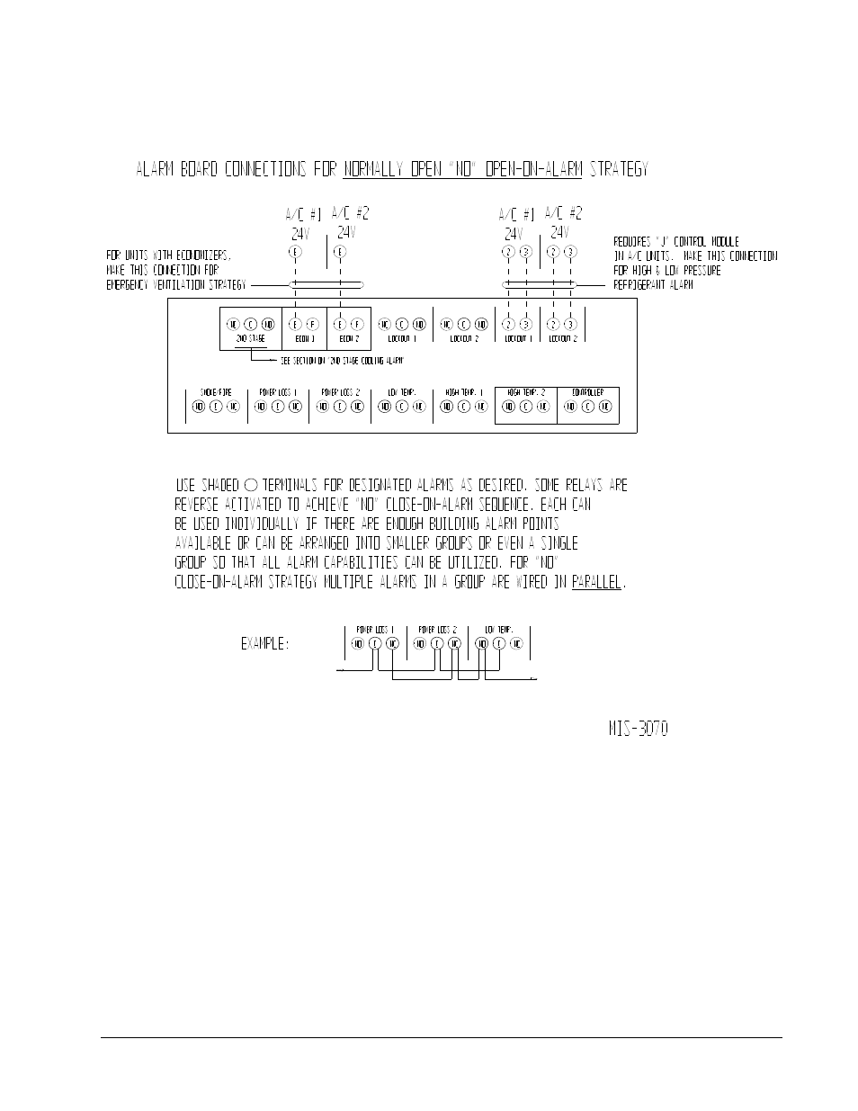 Bard SOLID STATE DUAL UNIT LEAD/LAG CONTROLLER for use with H-Series Wall Mount Air Conditioners MV4000 User Manual | Page 27 / 31