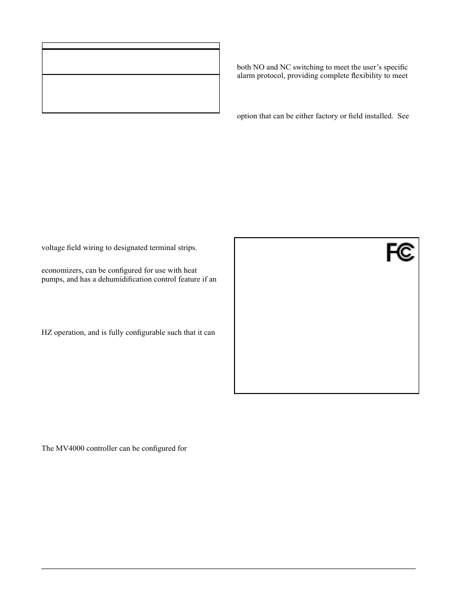 Important | Bard SOLID STATE DUAL UNIT LEAD/LAG CONTROLLER for use with H-Series Wall Mount Air Conditioners MV4000 User Manual | Page 4 / 31