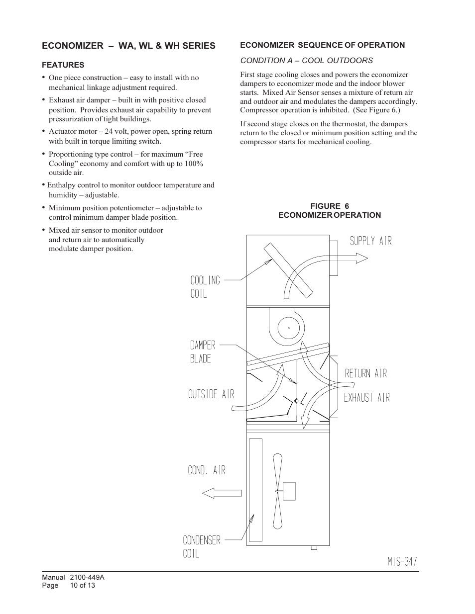 Bard Wall Mount Air Conditioners EIFM-3C User Manual | Page 10 / 13