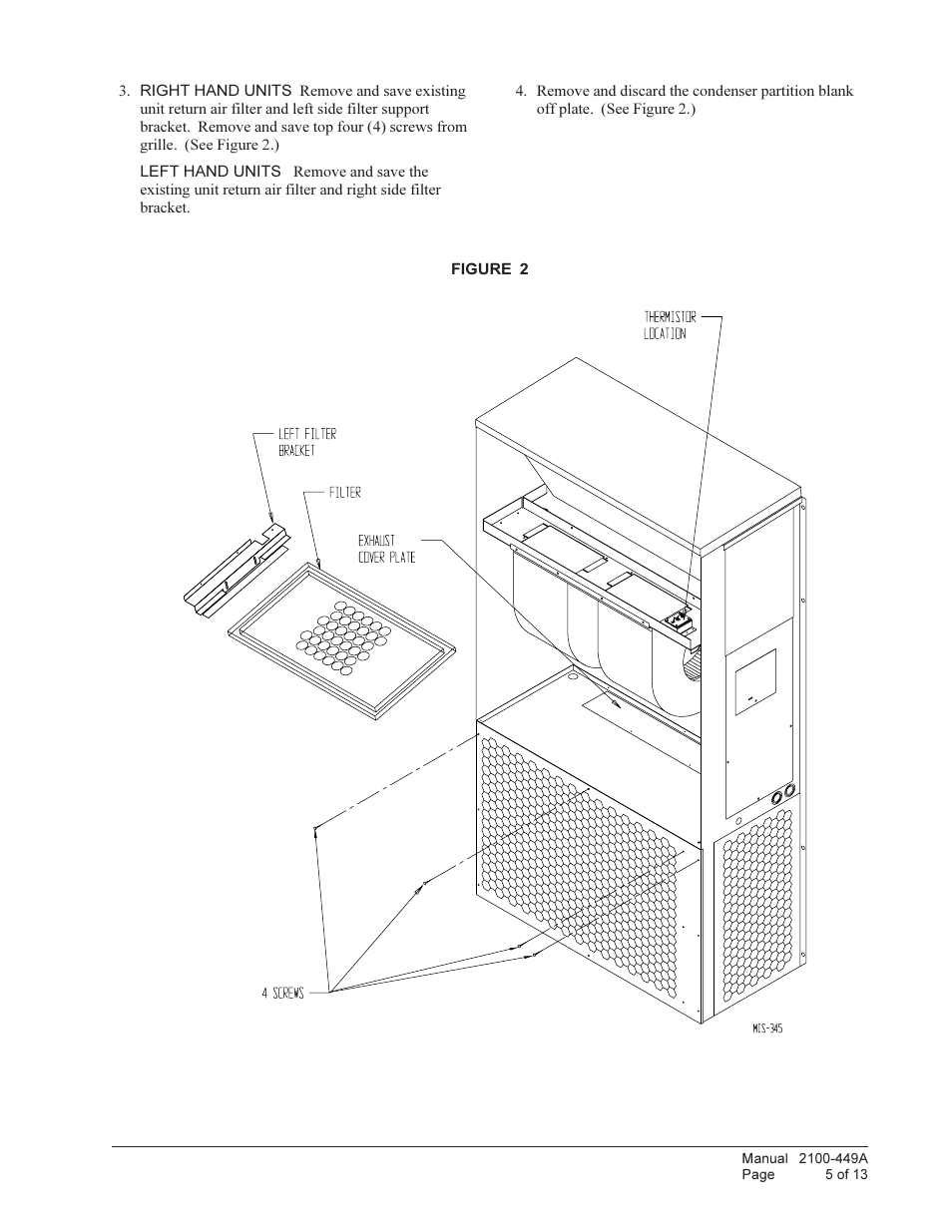 Bard Wall Mount Air Conditioners EIFM-3C User Manual | Page 5 / 13