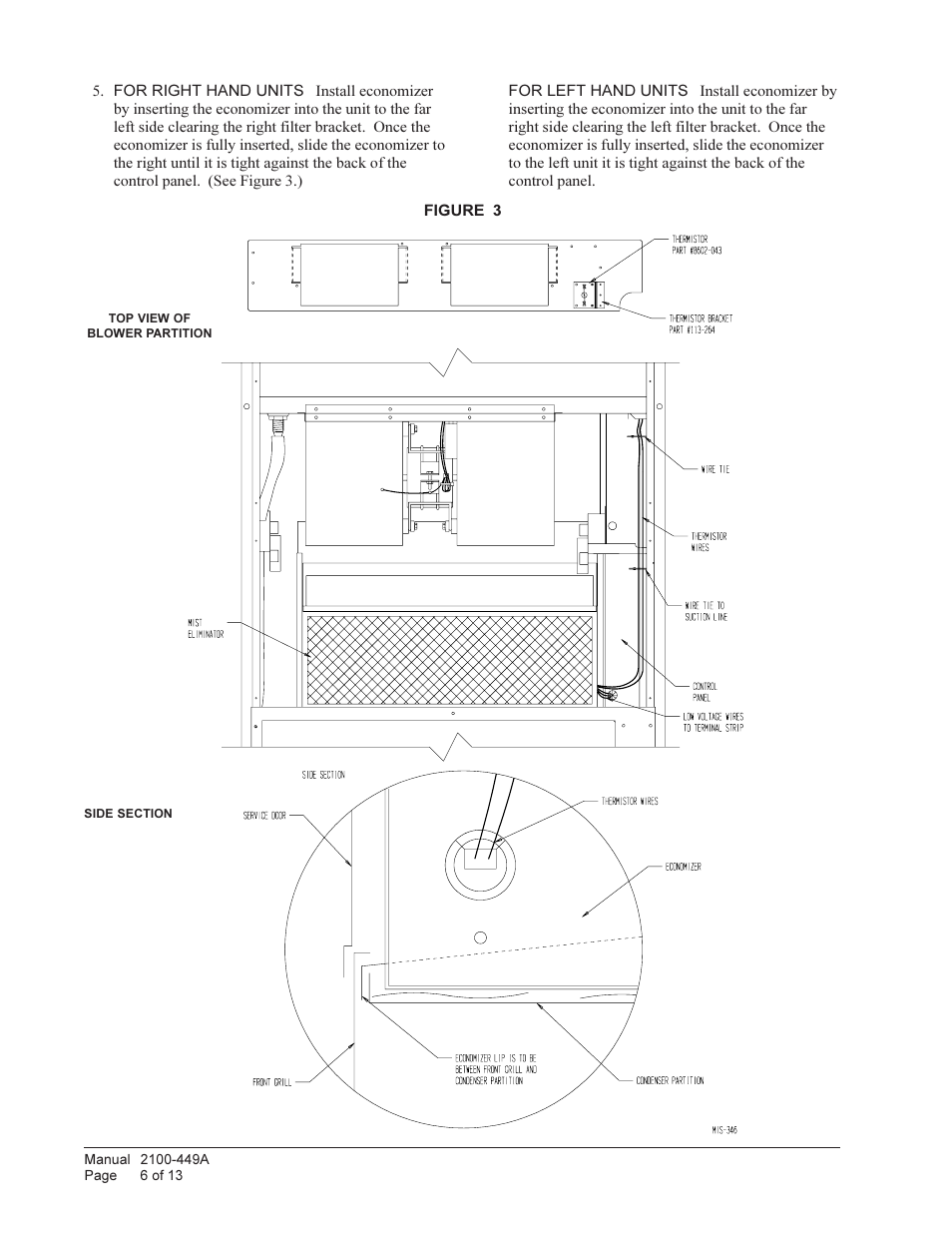 Bard Wall Mount Air Conditioners EIFM-3C User Manual | Page 6 / 13