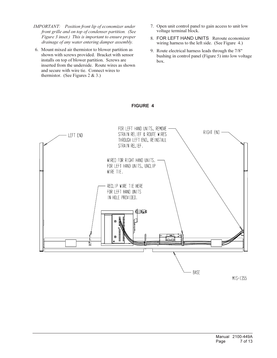 Bard Wall Mount Air Conditioners EIFM-3C User Manual | Page 7 / 13