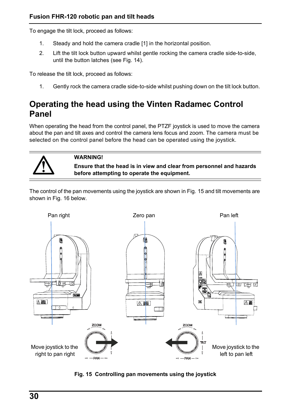 Vinten Radamec Fusion FHR-120 User Manual | Page 32 / 40