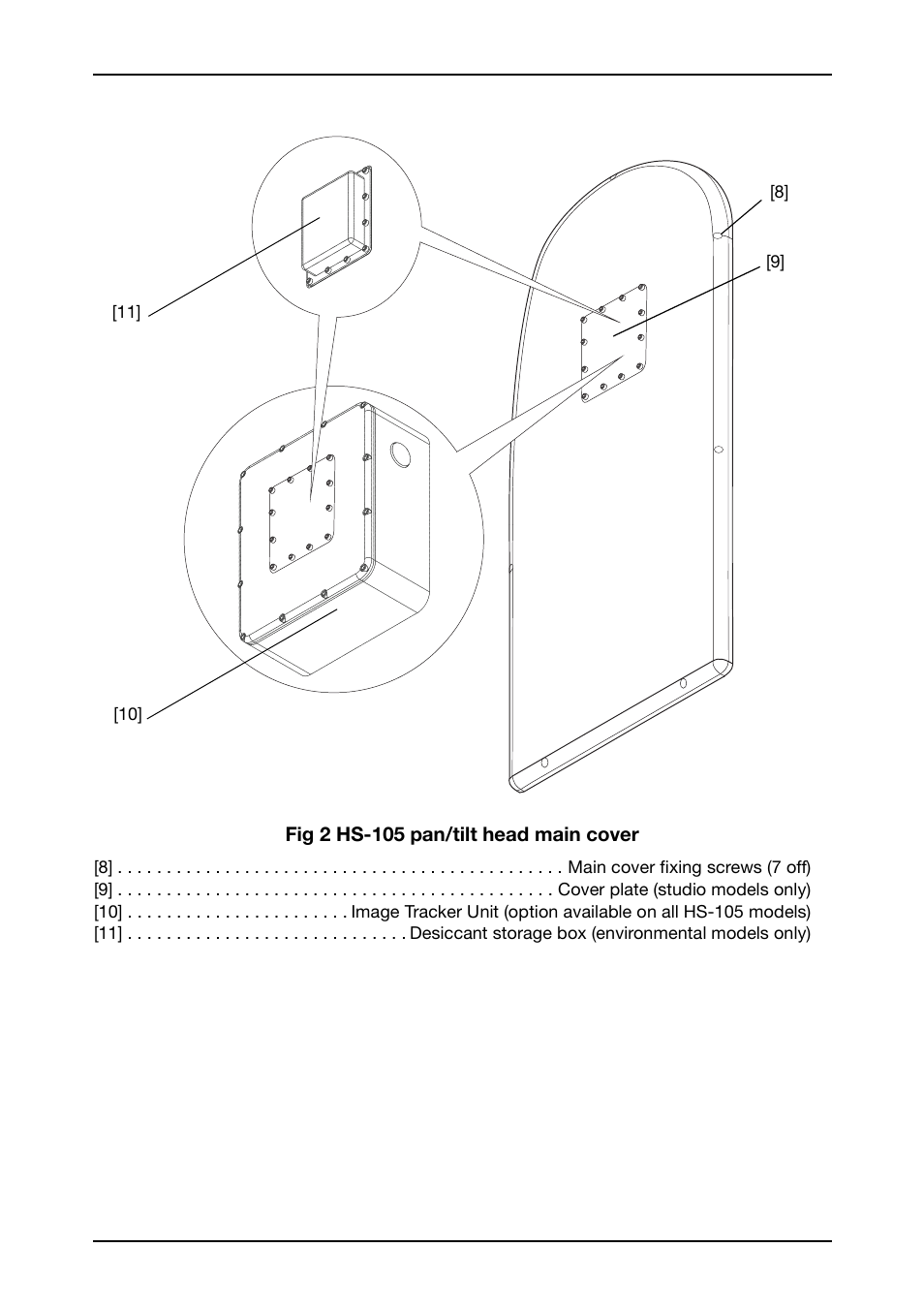 Vinten Radamec HS-105P Pan & Tilt Head User Manual | Page 15 / 28