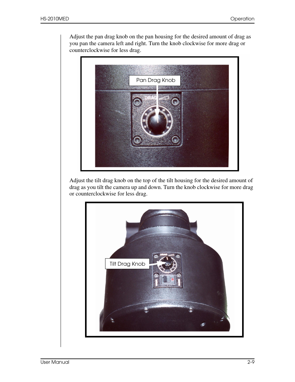 Vinten Radamec HS-2010MED Pan & Tilt Head User Manual | Page 33 / 70