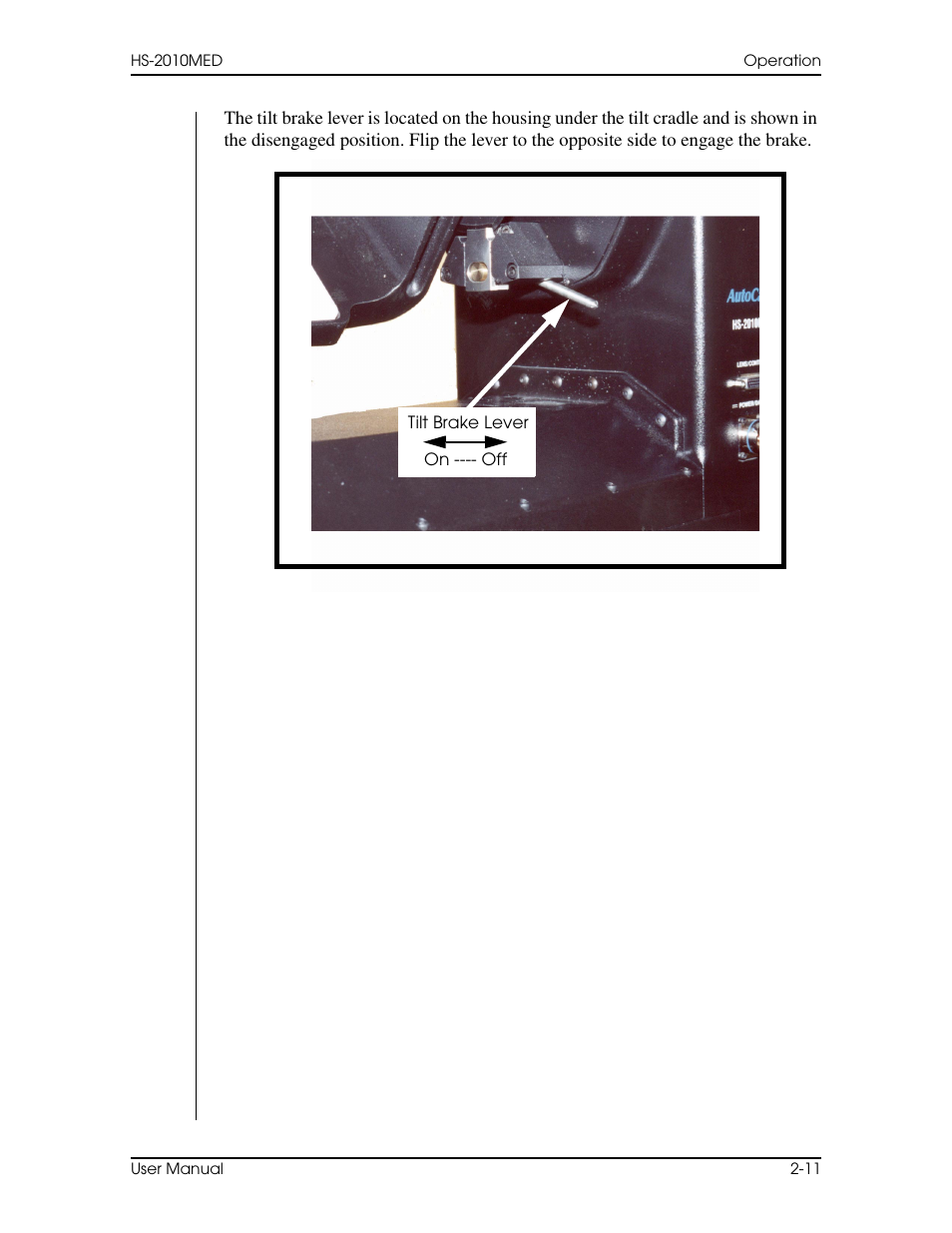Vinten Radamec HS-2010MED Pan & Tilt Head User Manual | Page 35 / 70
