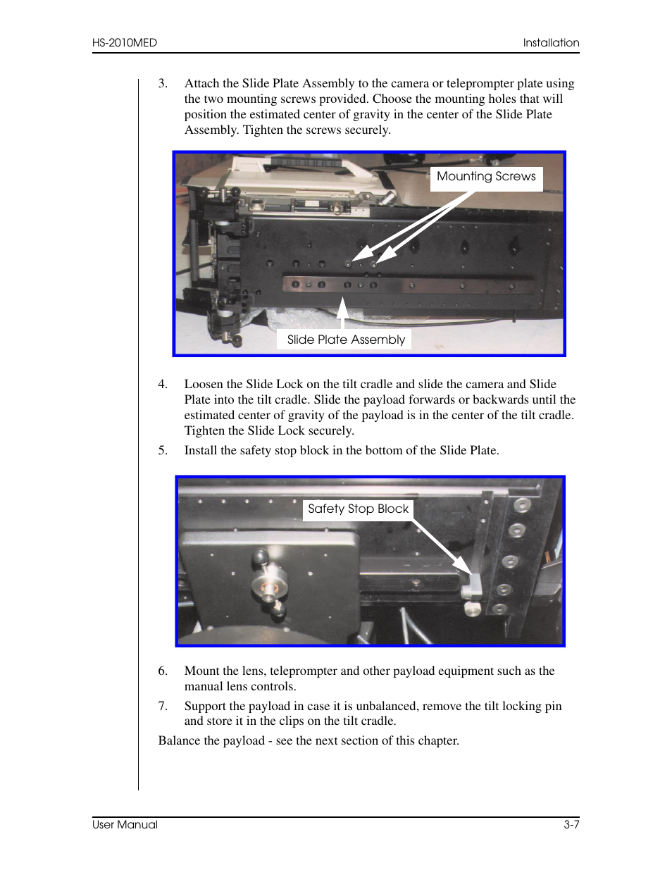 Vinten Radamec HS-2010MED Pan & Tilt Head User Manual | Page 43 / 70