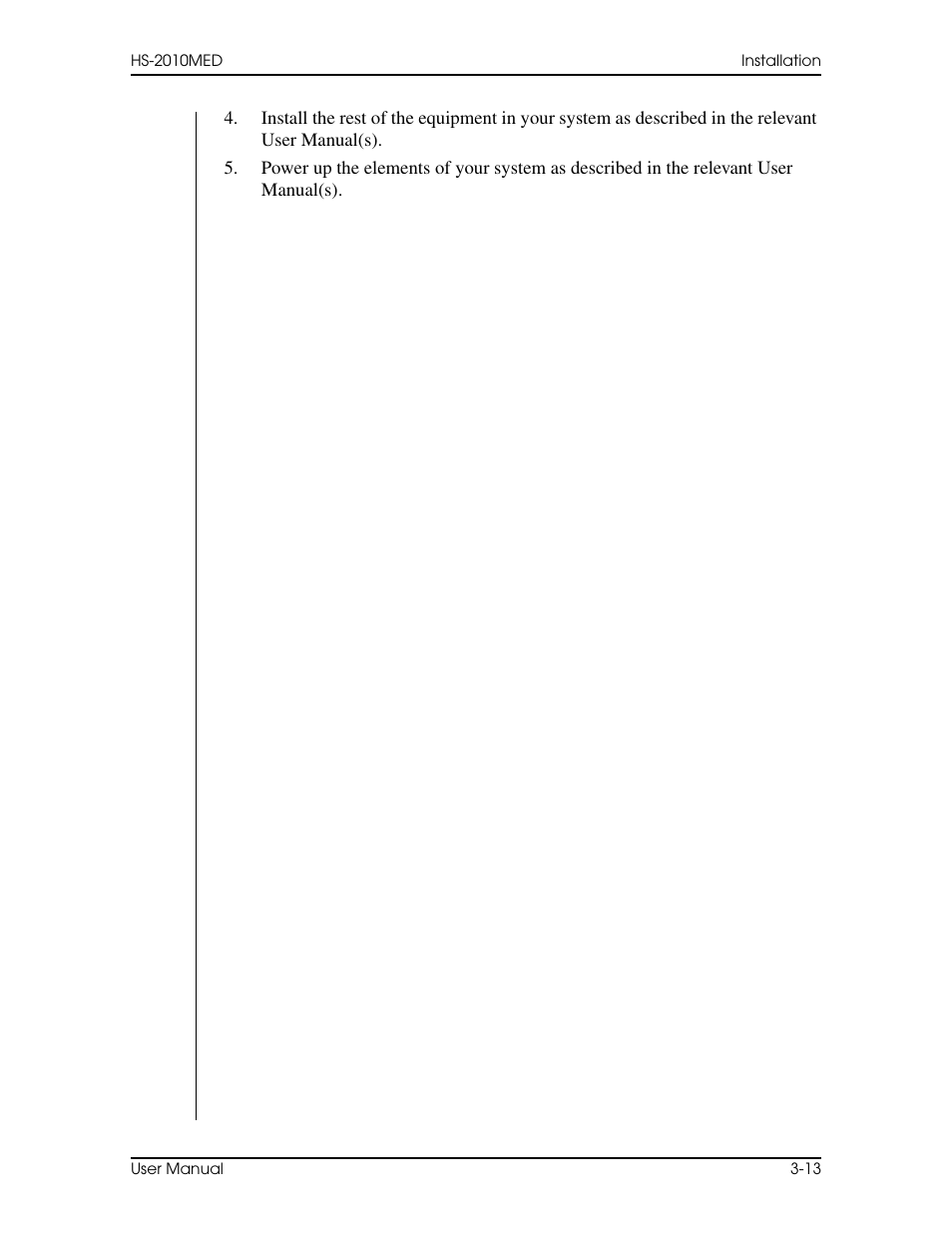 Vinten Radamec HS-2010MED Pan & Tilt Head User Manual | Page 49 / 70