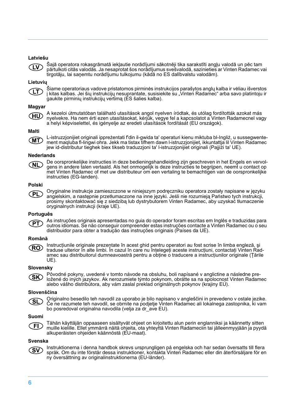 Vinten Radamec Native Lens Drive (NLD) User Manual | Page 6 / 19