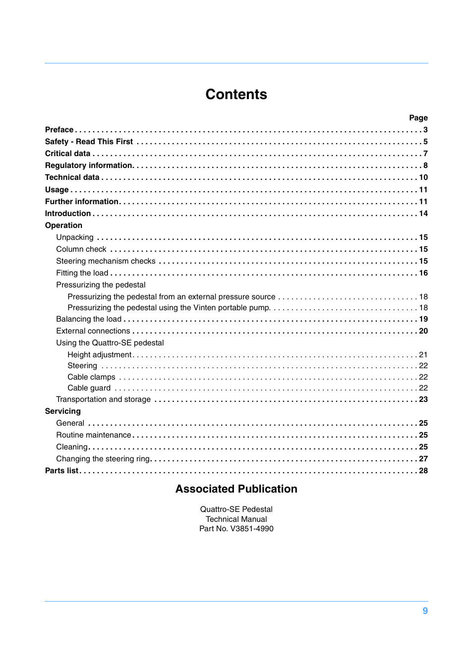 Vinten Radamec Quattro SE Pedestal User Manual | Page 11 / 30