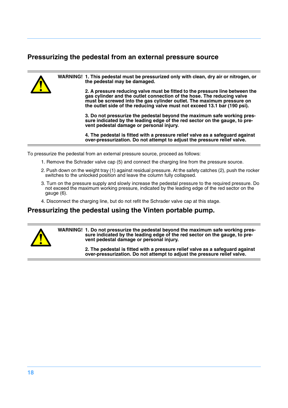 Vinten Radamec Quattro SE Pedestal User Manual | Page 20 / 30