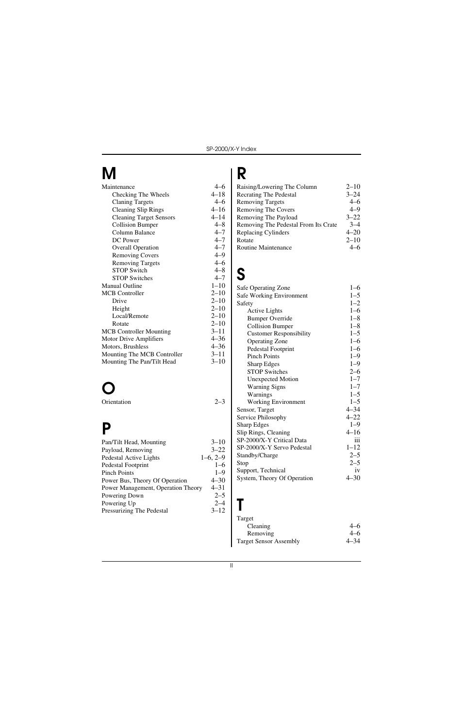 Vinten Radamec SP-2000 Pedestal User Manual | Page 104 / 106