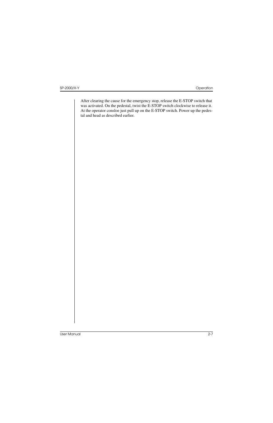 Vinten Radamec SP-2000 Pedestal User Manual | Page 35 / 106
