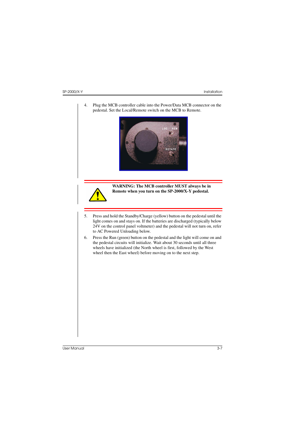 Vinten Radamec SP-2000 Pedestal User Manual | Page 47 / 106