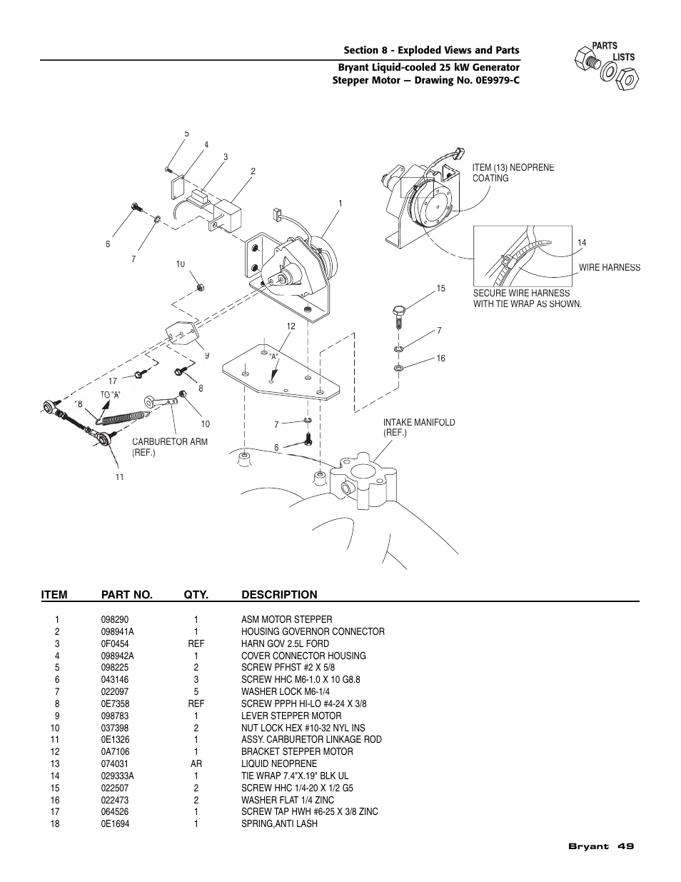 Bryant Liquid-Cooled User Manual | Page 51 / 56