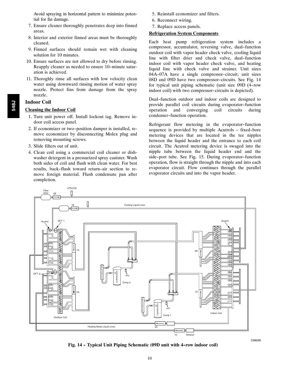 Indoor coil | Bryant 548J User Manual | Page 10 / 100