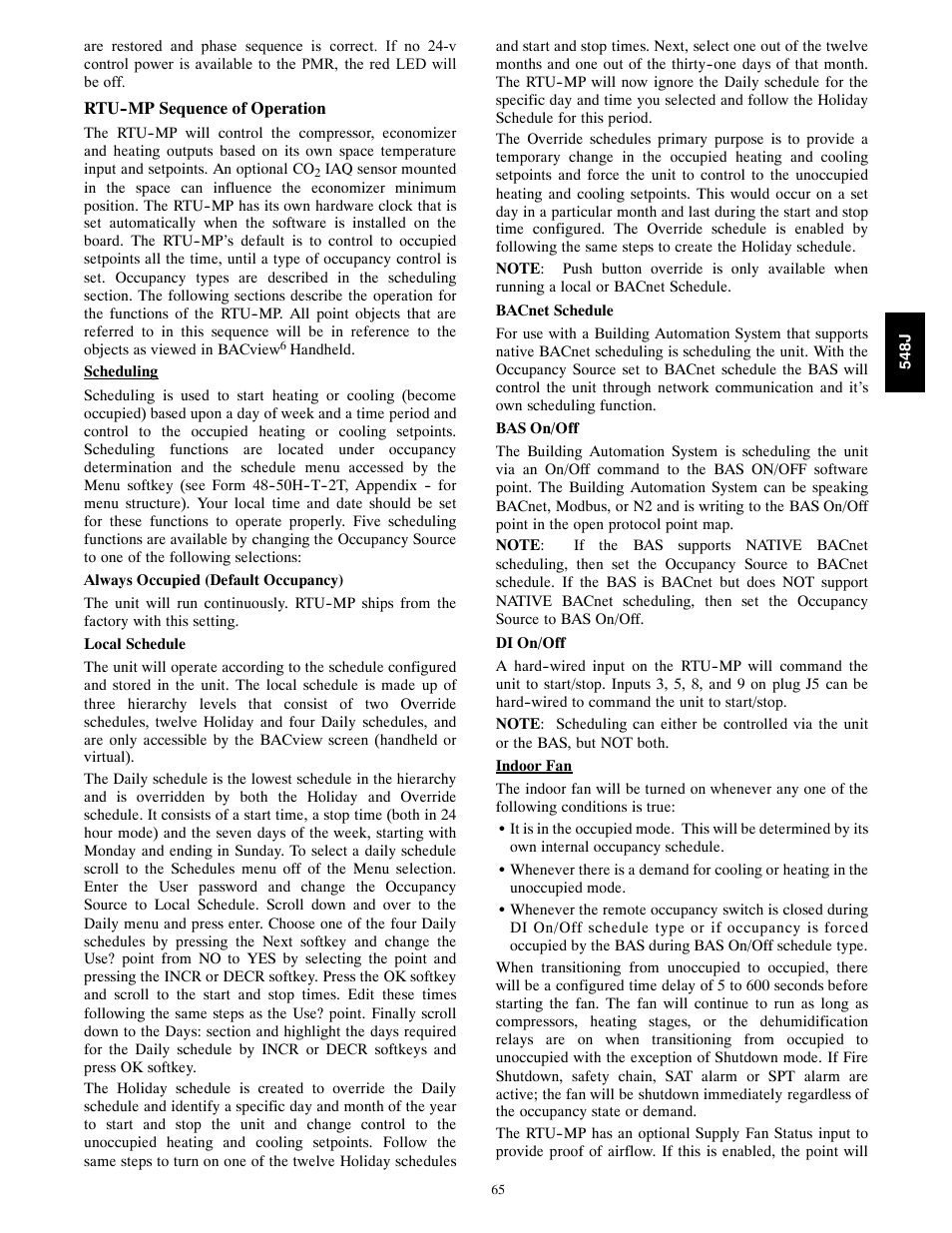 Bryant 548J User Manual | Page 65 / 100