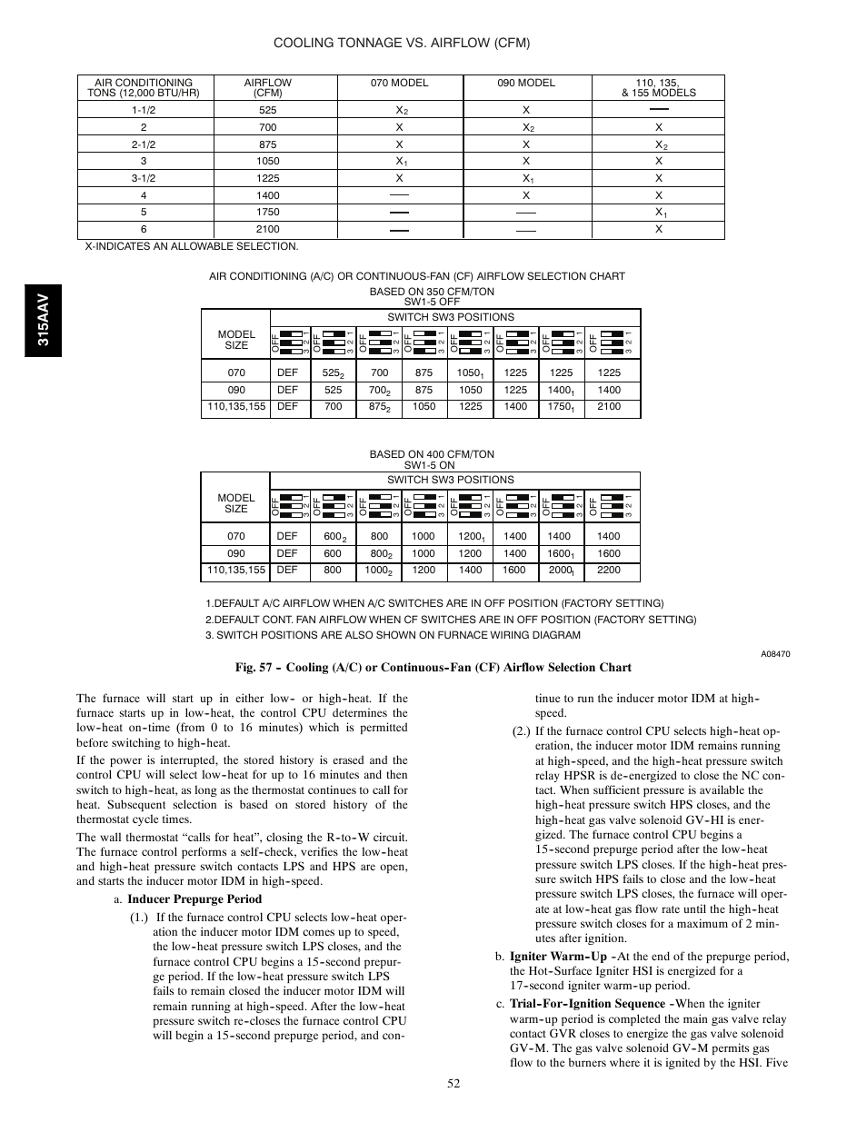 315aa v | Bryant Gas Furance 315AAV User Manual | Page 52 / 60