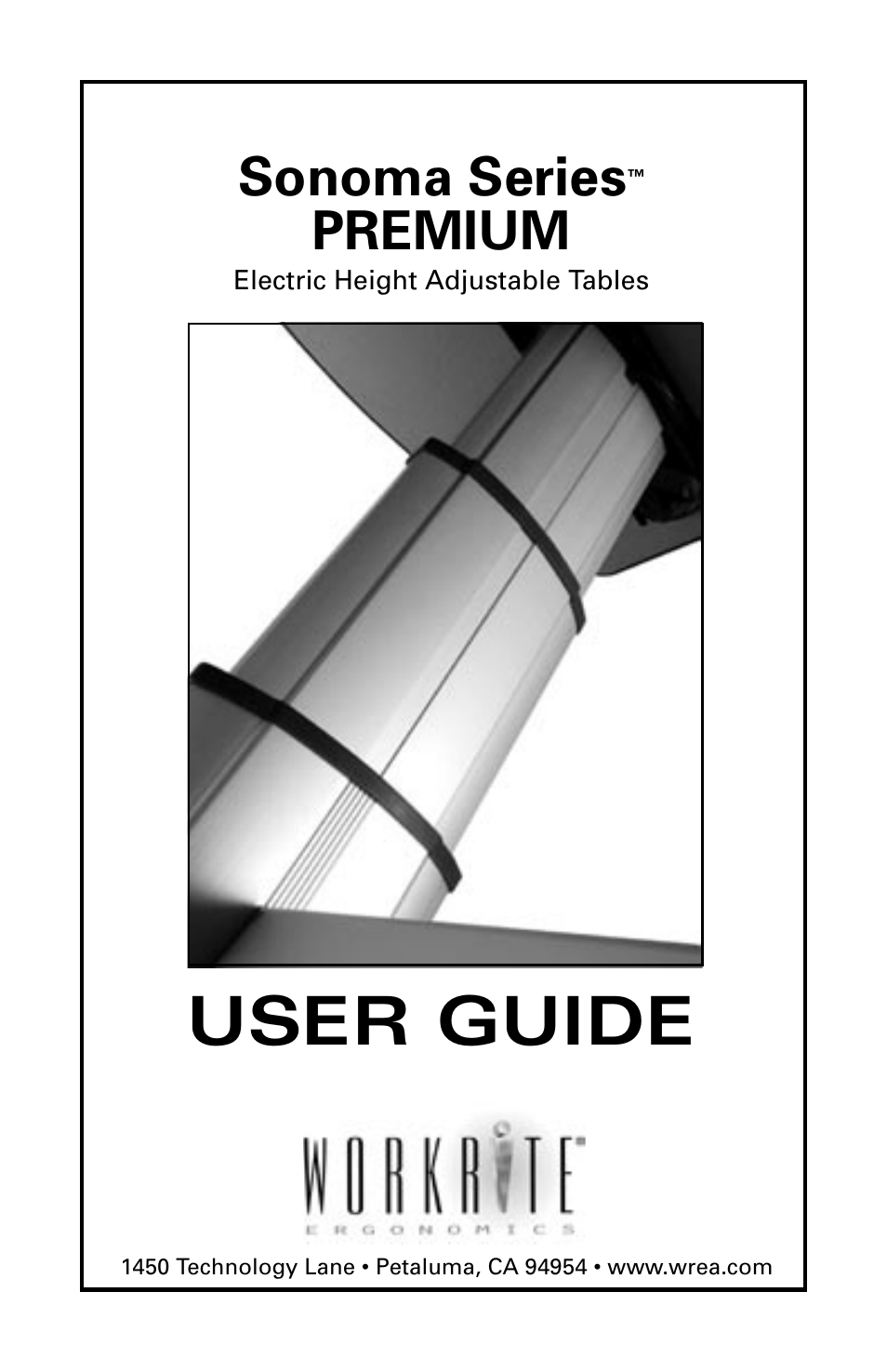 Workrite Sonoma Series PREMIUM User Guide User Manual | 6 pages