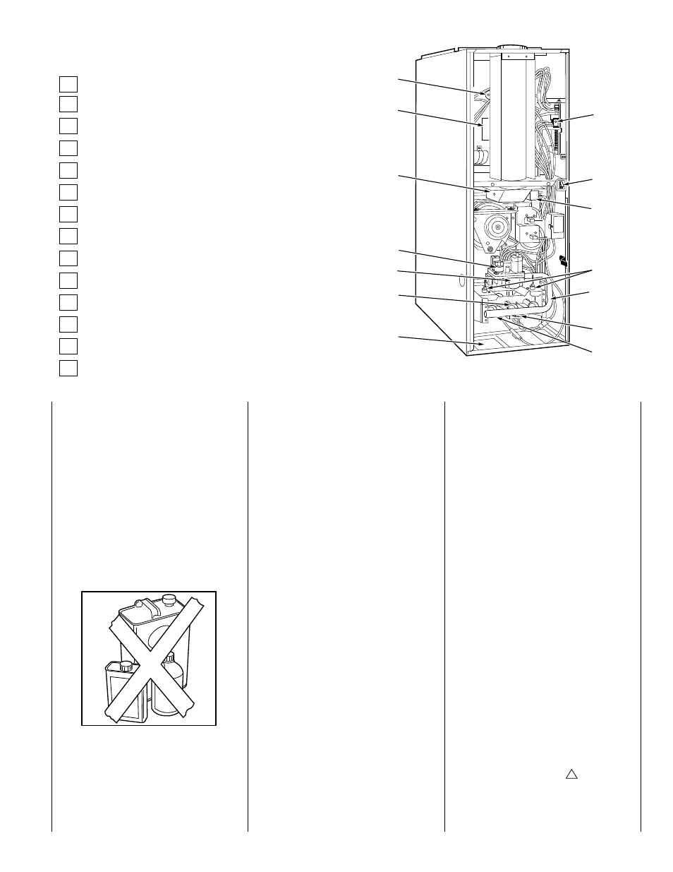 Downflow/horizontal furnace components, Important facts, Safety considerations | Bryant 330AAV User Manual | Page 3 / 12