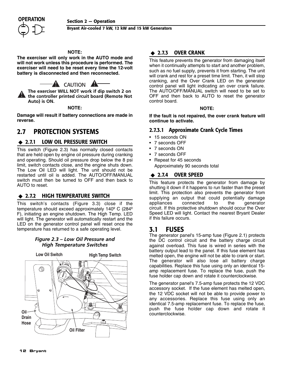 7 protection systems, 1 fuses | Bryant ASPAS1BBA012 User Manual | Page 14 / 24