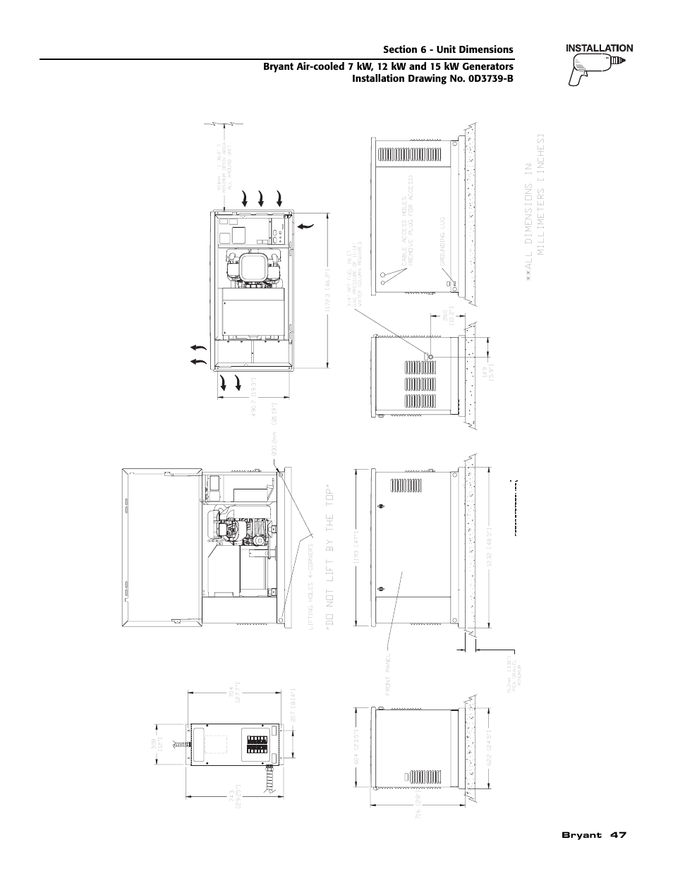 Bryant Automatic Standby Generator ASPAS1BBA007 User Manual | Page 49 / 52