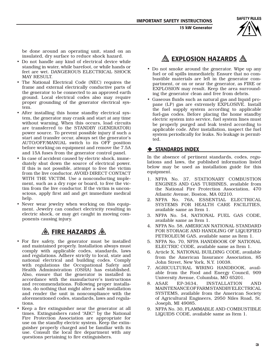 Fire hazards, Explosion hazards | Bryant ASPAX1BBA015 User Manual | Page 5 / 44