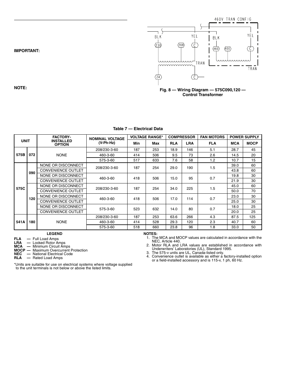 Bryant Air Coold Split System 575B User Manual | Page 10 / 28