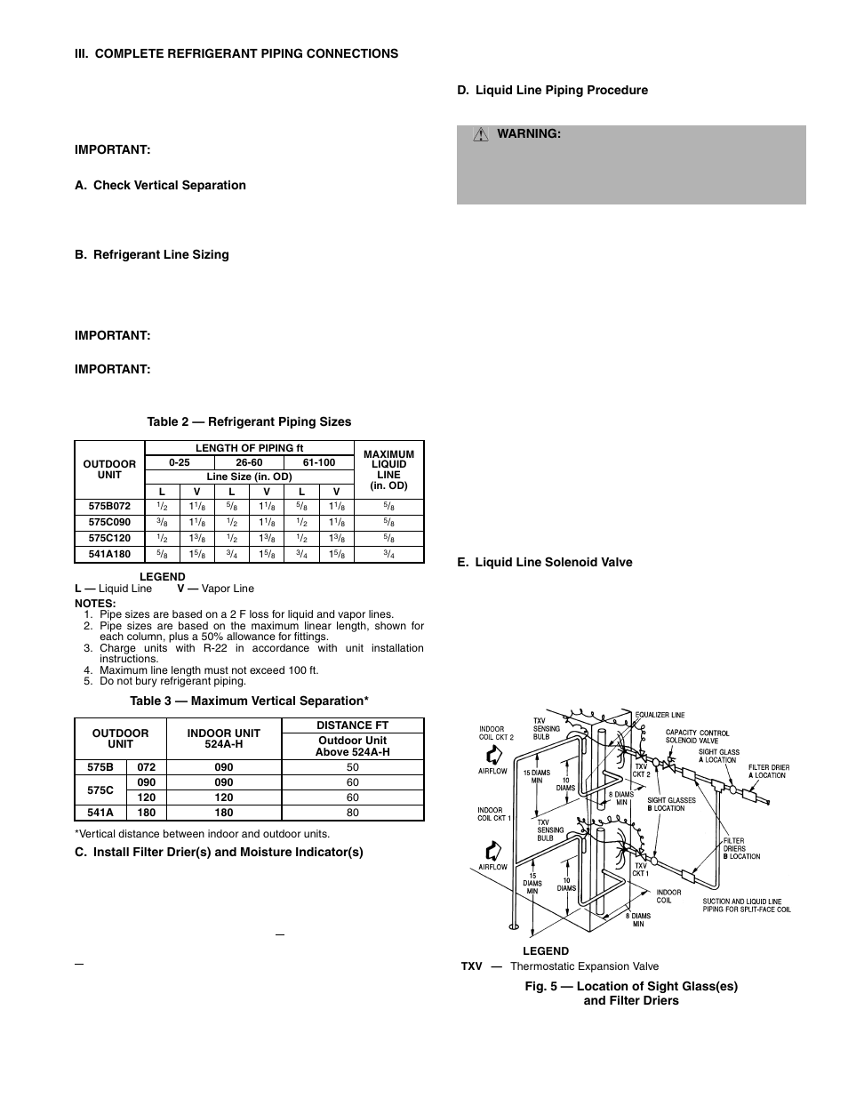 Bryant Air Coold Split System 575B User Manual | Page 7 / 28