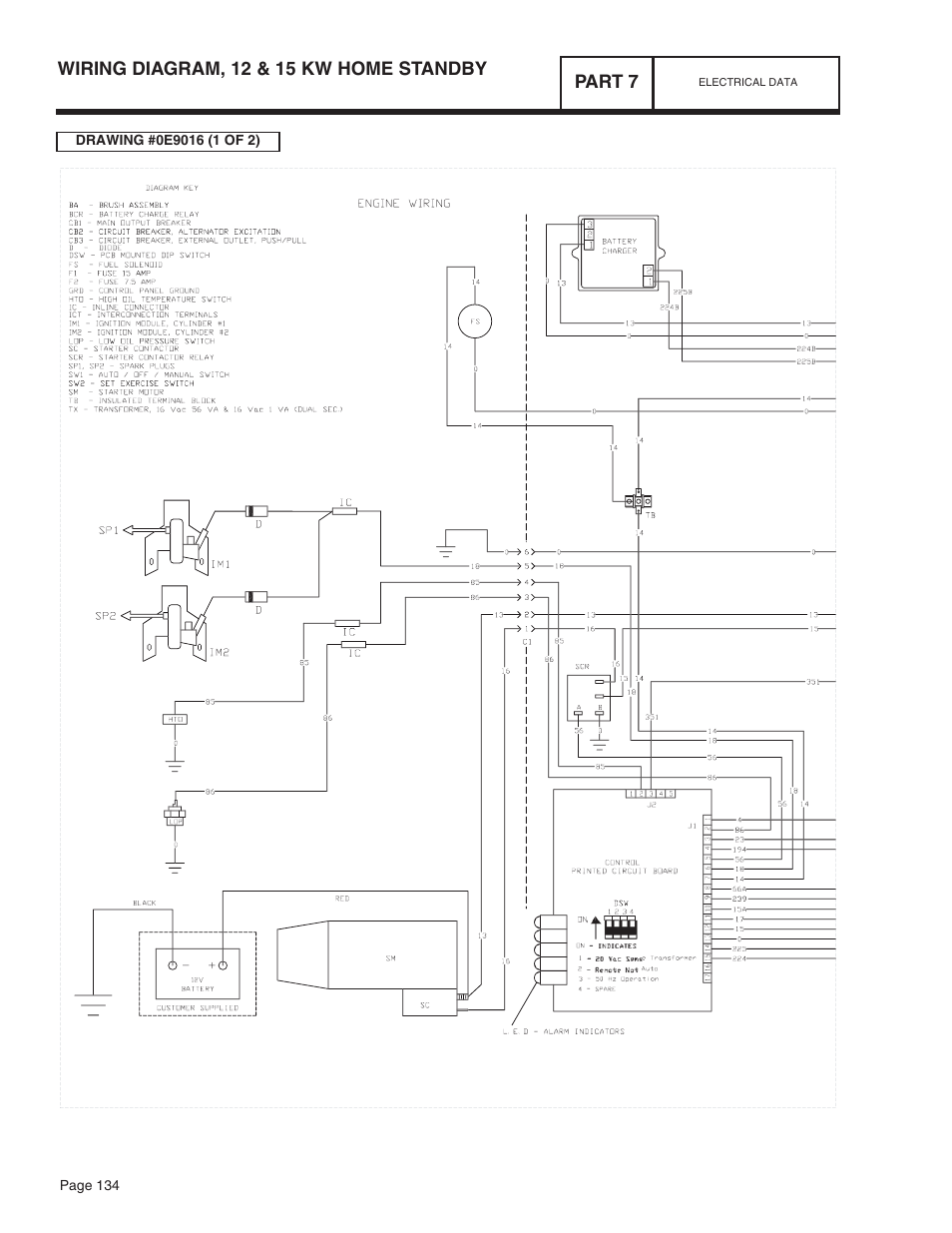 Page 134, Wiring - diagram | Bryant ASPAS1BBA015 User Manual | Page 134 / 144