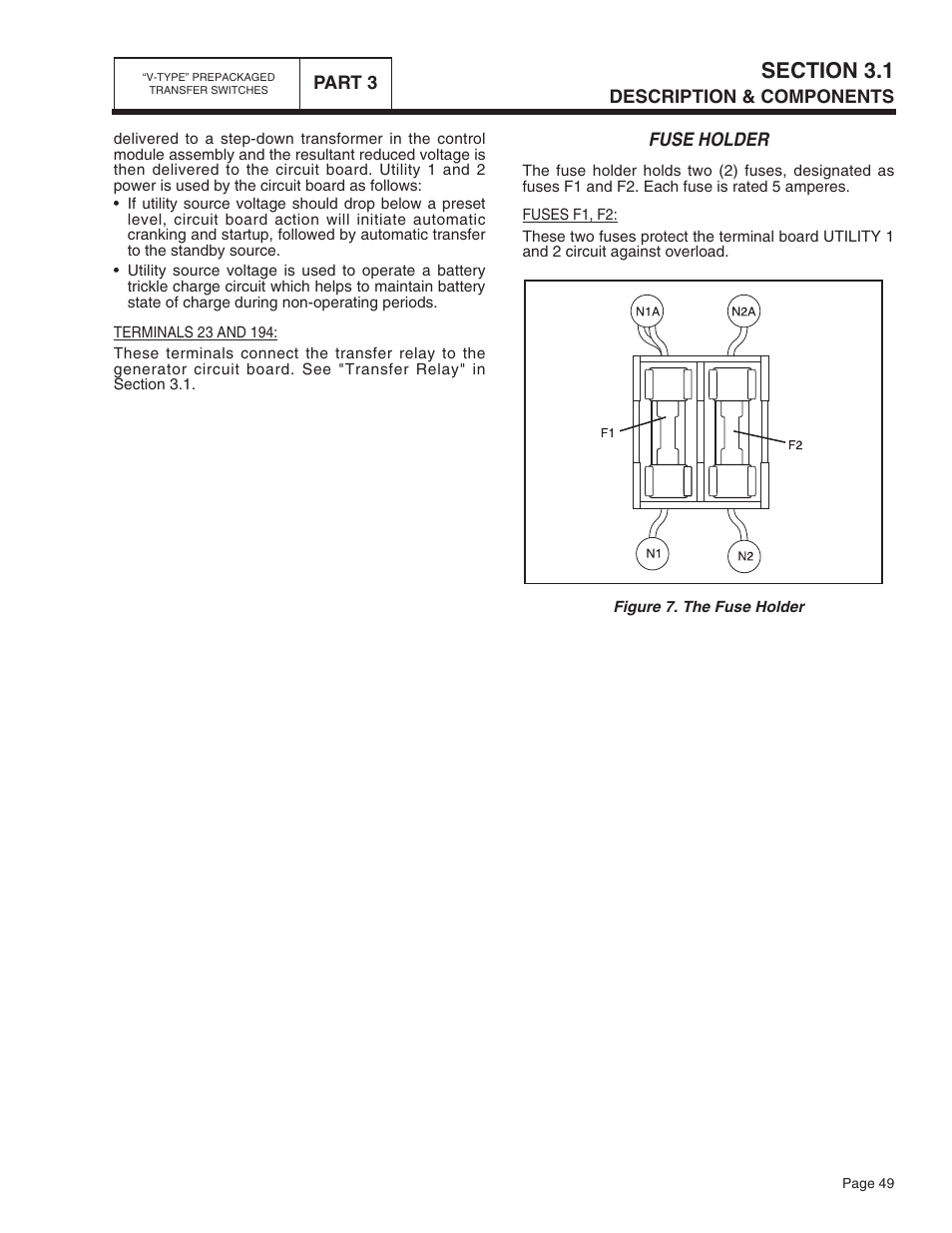 Fuse holder | Bryant ASPAS1BBA015 User Manual | Page 49 / 144