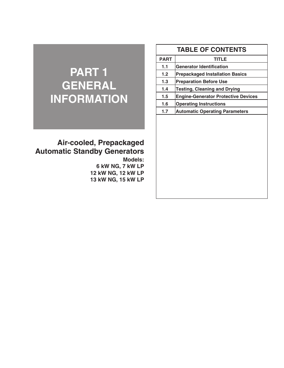 Part 1 general information | Bryant ASPAS1BBA015 User Manual | Page 7 / 144