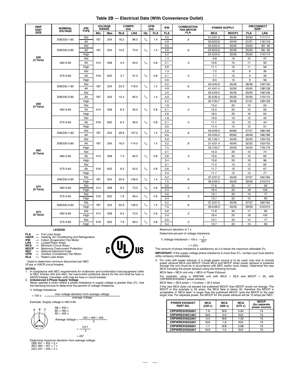 Bryant DURAPAC 580F User Manual | Page 13 / 52