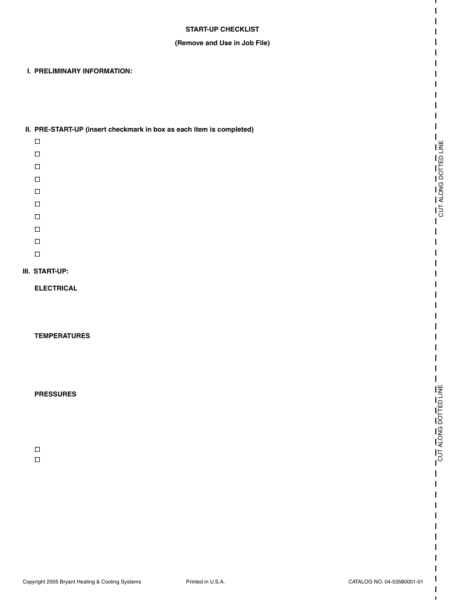 Bryant DURAPAC 580F User Manual | Page 52 / 52