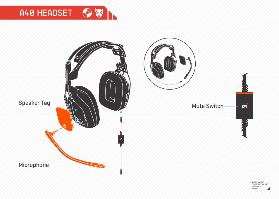 A40 headset | Astro Gaming A40 Headset/PC User Manual | Page 5 / 9