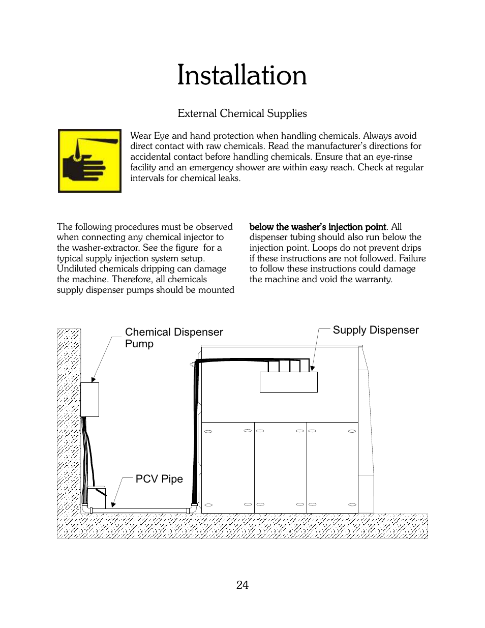 Installation | B&C Technologies HI Series Commercial User Manual | Page 24 / 39