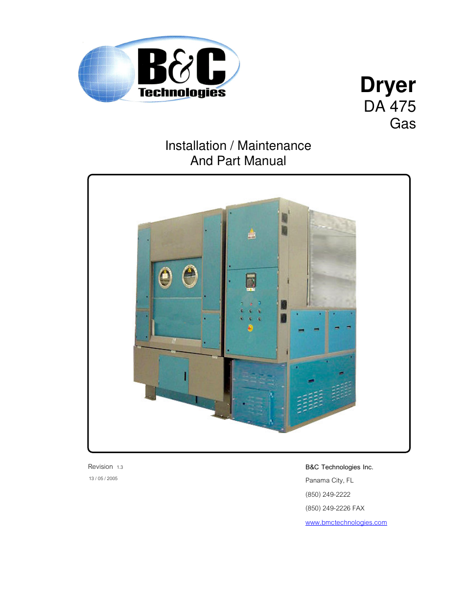 B&C Technologies DI-475 Industrial User Manual | 63 pages