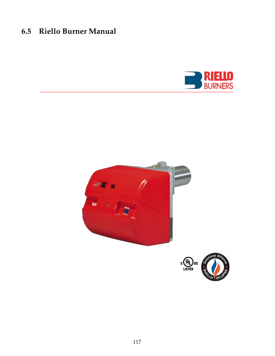 5 riello burner manual | B&C Technologies IM Series Industrial Ironer User Manual | Page 127 / 157