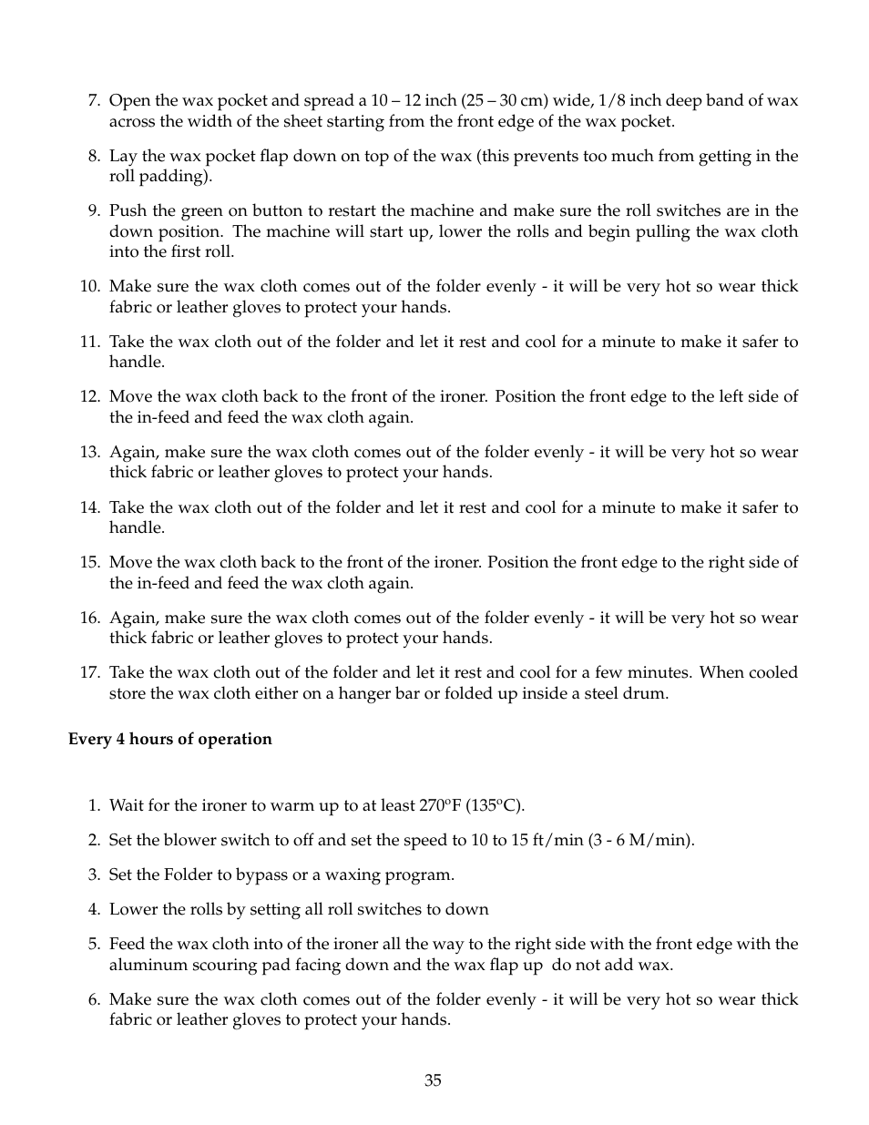 B&C Technologies IM Series Industrial Ironer User Manual | Page 45 / 157
