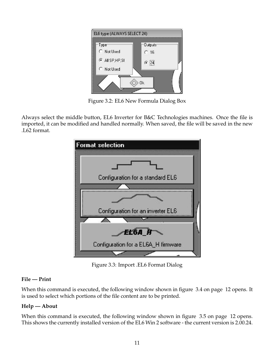 B&C Technologies EL-6 Windows User Manual | Page 14 / 44