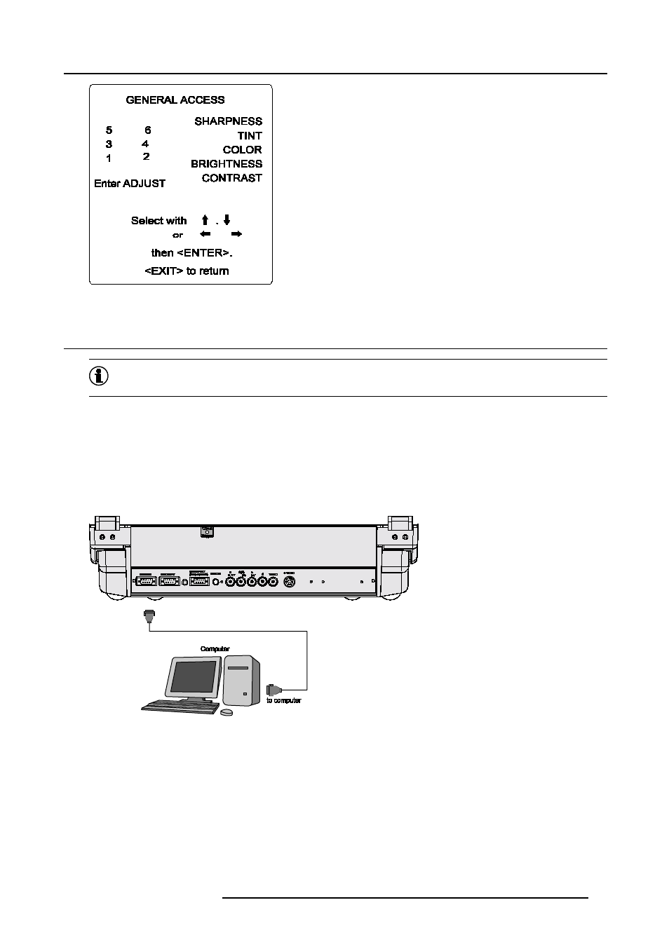 8 rs232 connection, Rs232 connection | Barco CINE7 R9010050 User Manual | Page 23 / 115
