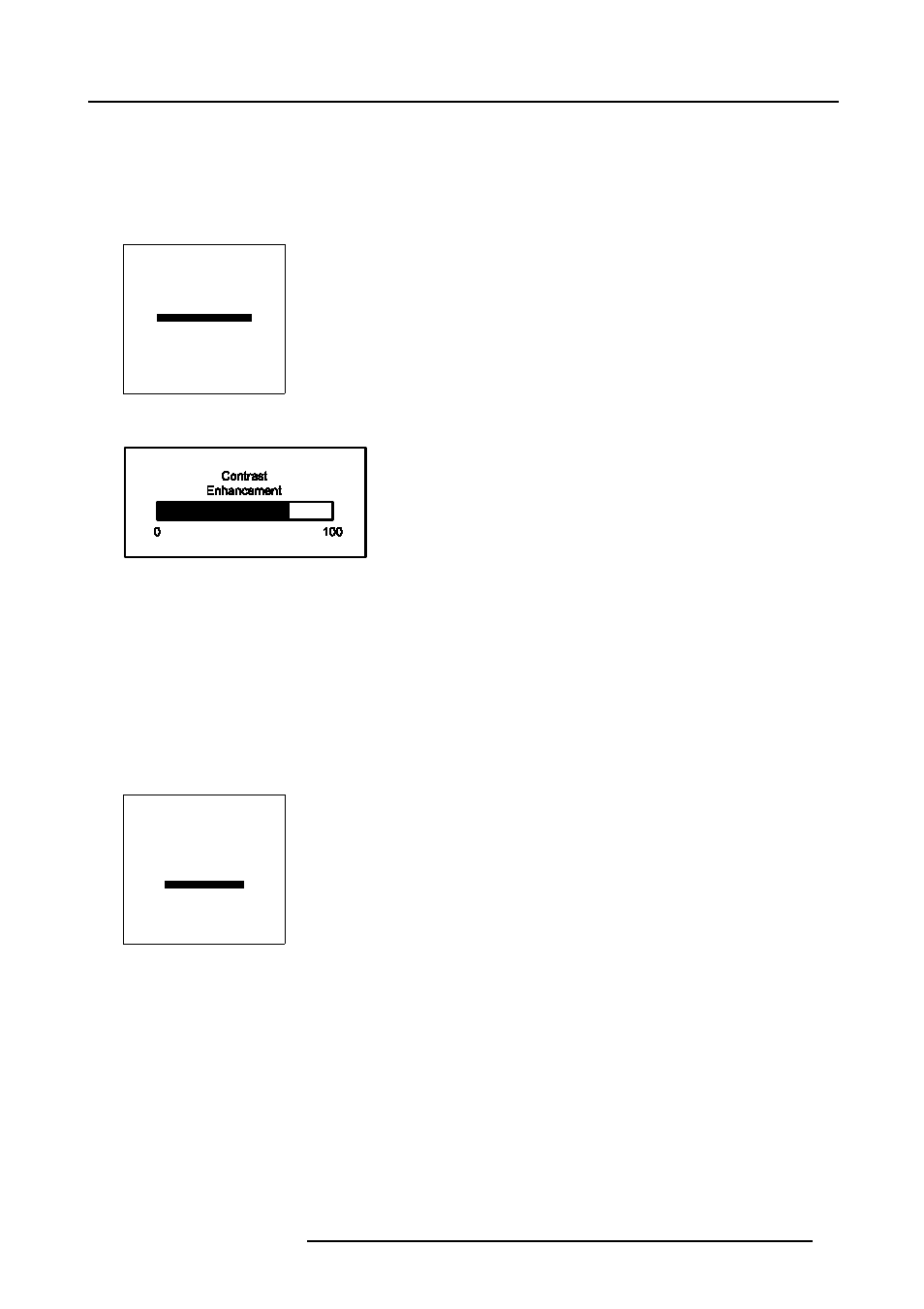 8 split screen on/off, 9 advanced settings, 61 8.5.7.9 advanced settings | Split screen on/off, Advanced settings, 8 split screen on/off what can be done, How to toggle split screen on/off, 9 advanced settings overview | Barco CINE7 R9010050 User Manual | Page 65 / 115