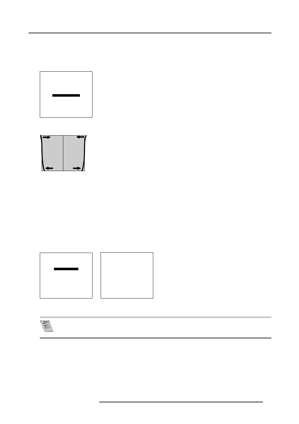 5 top-bottom (nord-south) adjustment, Top-bottom (nord-south) adjustment, Start up | Barco CINE7 R9010050 User Manual | Page 77 / 115