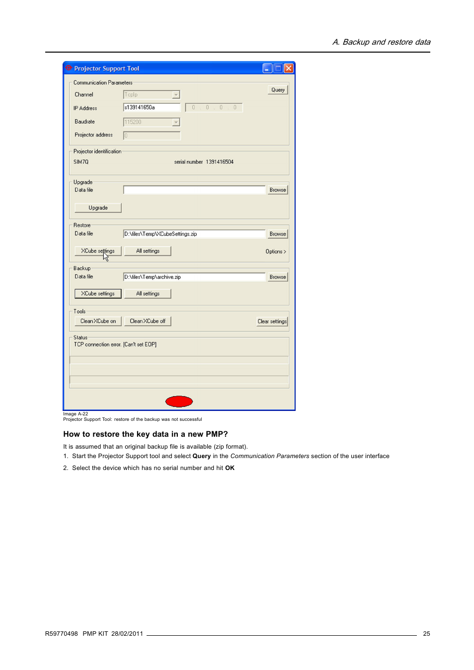 Barco GALAXY NW-12 User Manual | Page 29 / 35