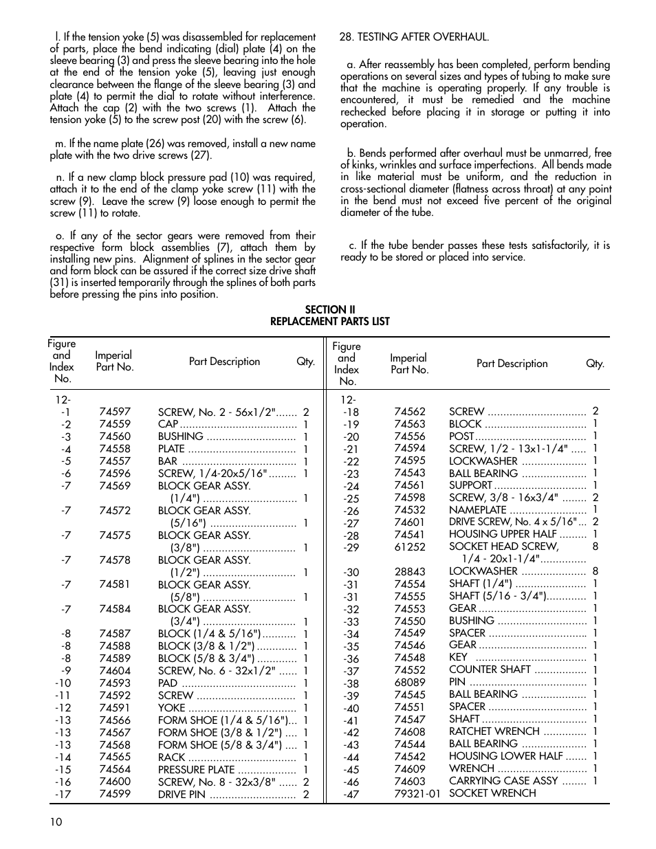 Imperial Tools 700-F User Manual | Page 10 / 12