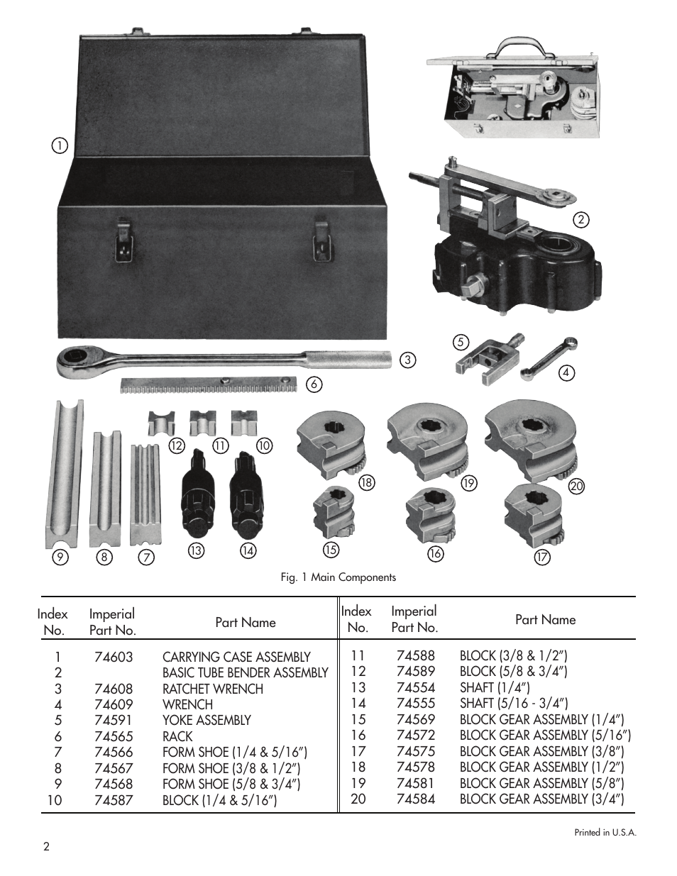 Imperial Tools 700-F User Manual | Page 2 / 12