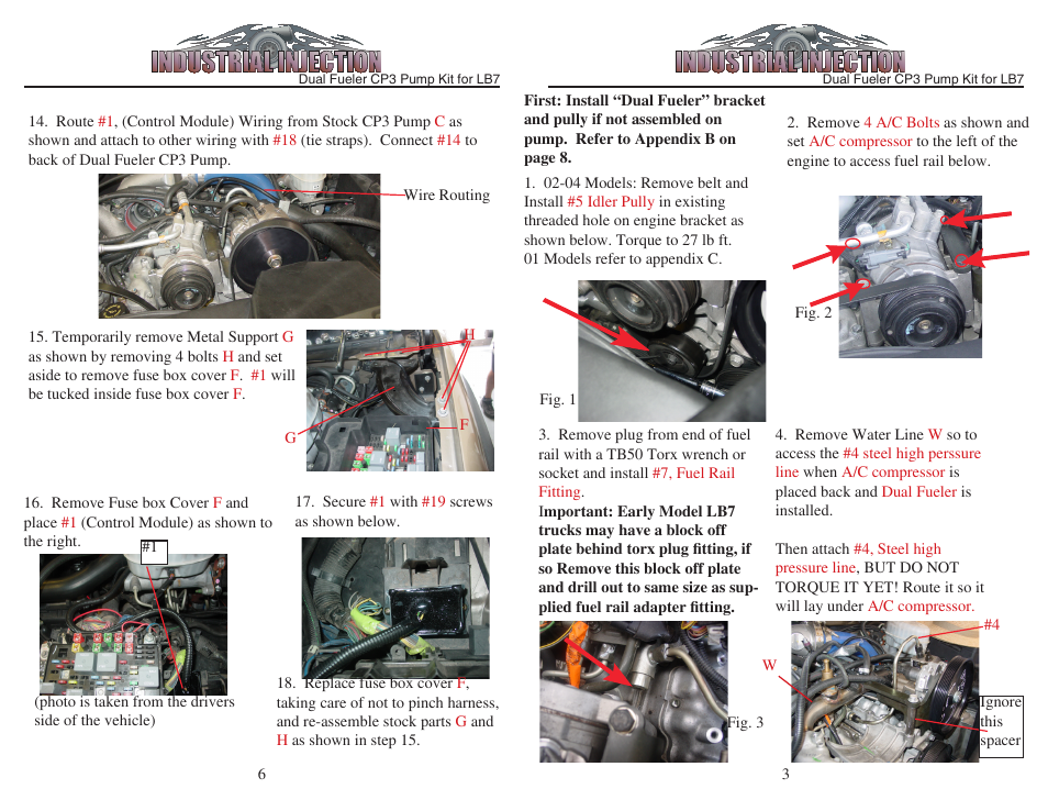 Industrial Injection LB7 Dual CP3 User Manual | Page 3 / 4