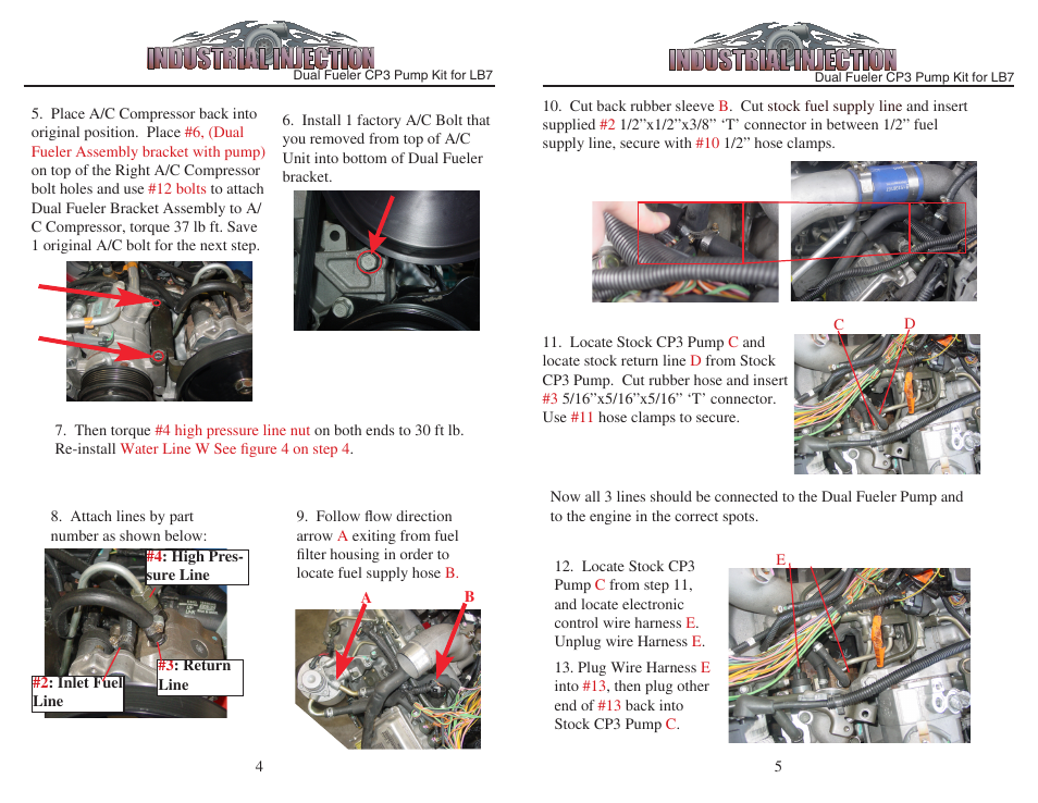 Industrial Injection LB7 Dual CP3 User Manual | Page 4 / 4