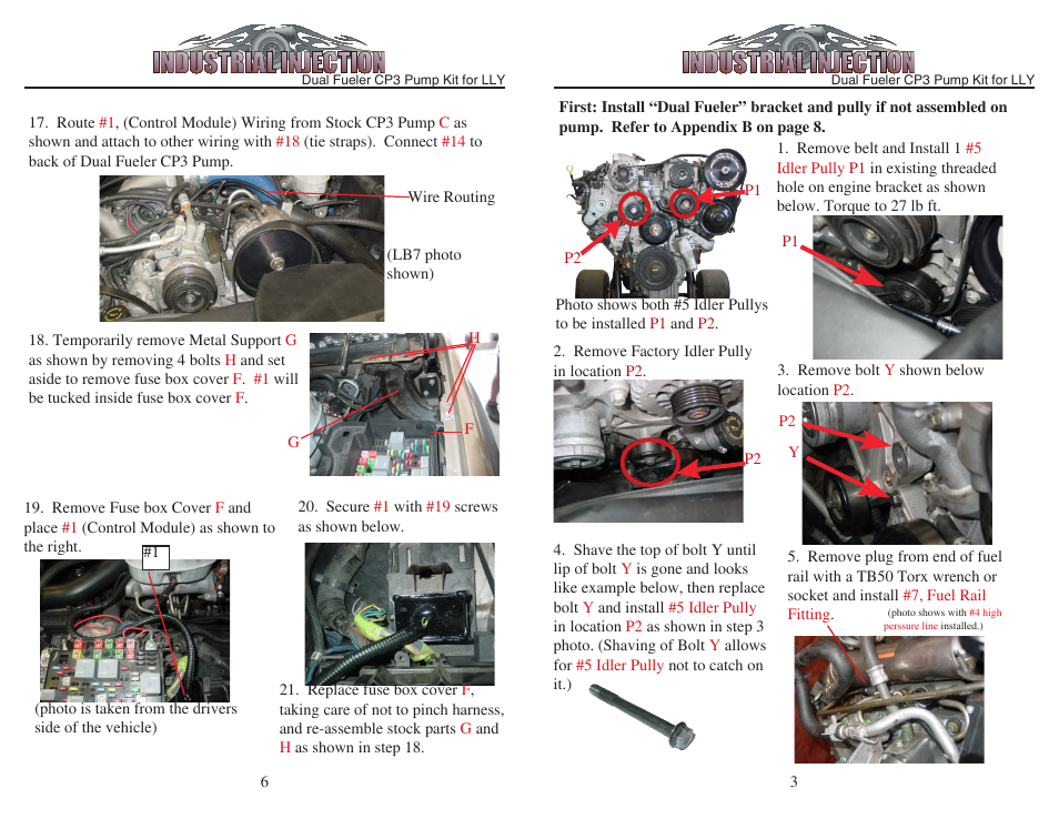 Industrial Injection LLY Dual CP3 User Manual | Page 3 / 4