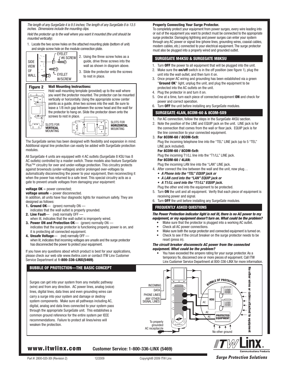 ITW Linx SurgeGate AC User Manual | Page 2 / 2